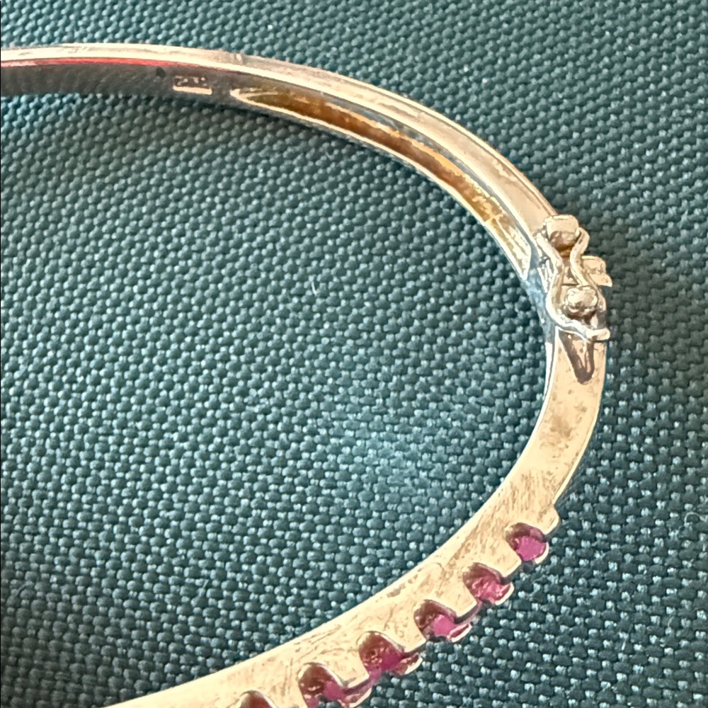 Sterling Silver semi-precious gemstone Bracelet and Ring Set - Picture 12 of 12